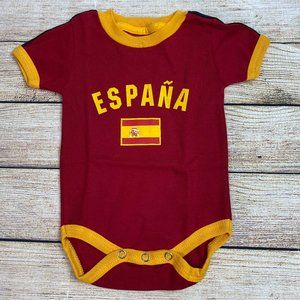 Espana Spain Country Soccer Futbol Infant Bodysuit